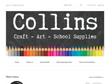 Tablet Screenshot of collinscraft.com.au